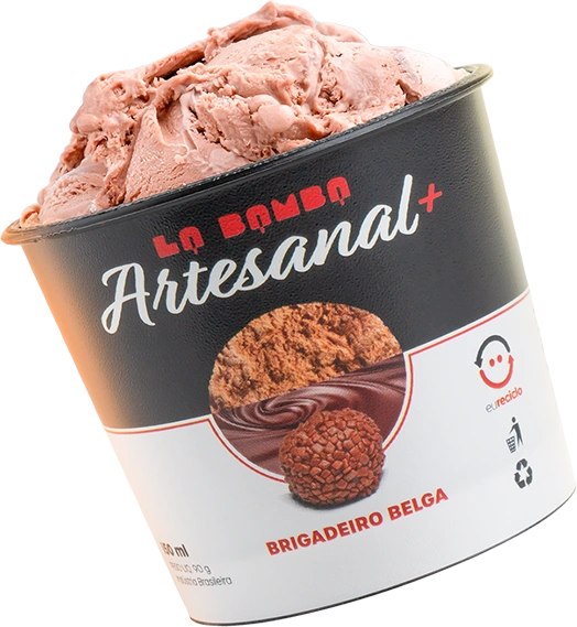 Embalagem La Bamba Artesanal+ Brigadeiro criada pela Kaluma